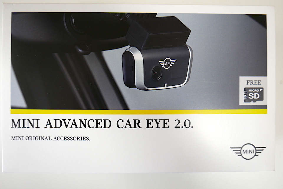 MINI純正ドライブレコーダーADVANCED CAR EYEが入荷しました | wright
