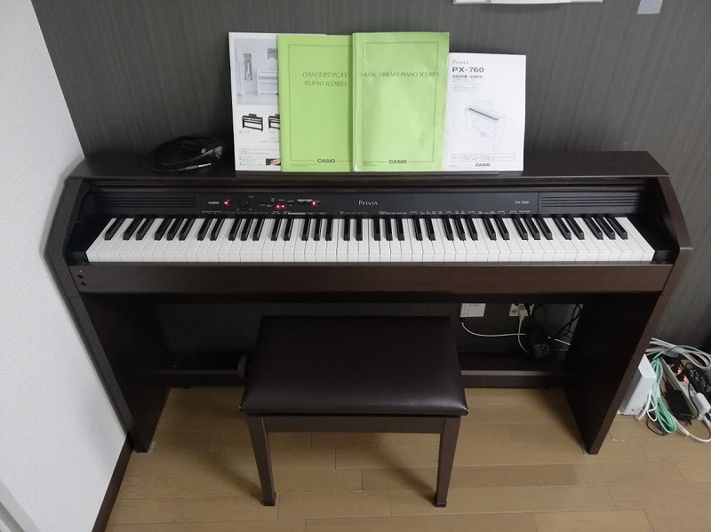 50 電子ピアノ 【神奈川県限定引き取り】 Privia カシオ PX-760 50
