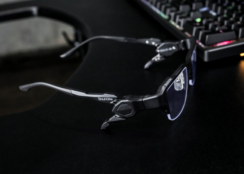 バウヒュッテから可変フレームの「ゲーミングメガネ BGG-01-BK」が発売