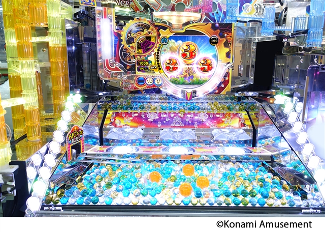 コナミアミューズメント、メダルゲーム『MARBLE FEVER』の稼働開始