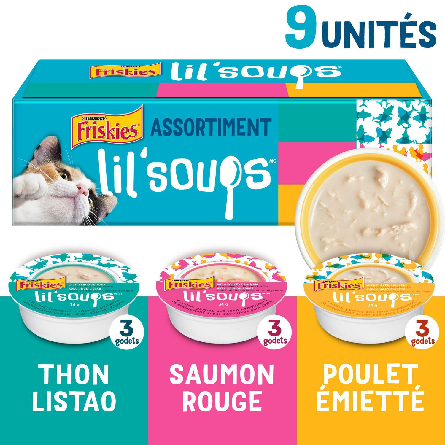 Friskies Lil' Soups Cat Food Complement, Variety Pack - Walmart.ca