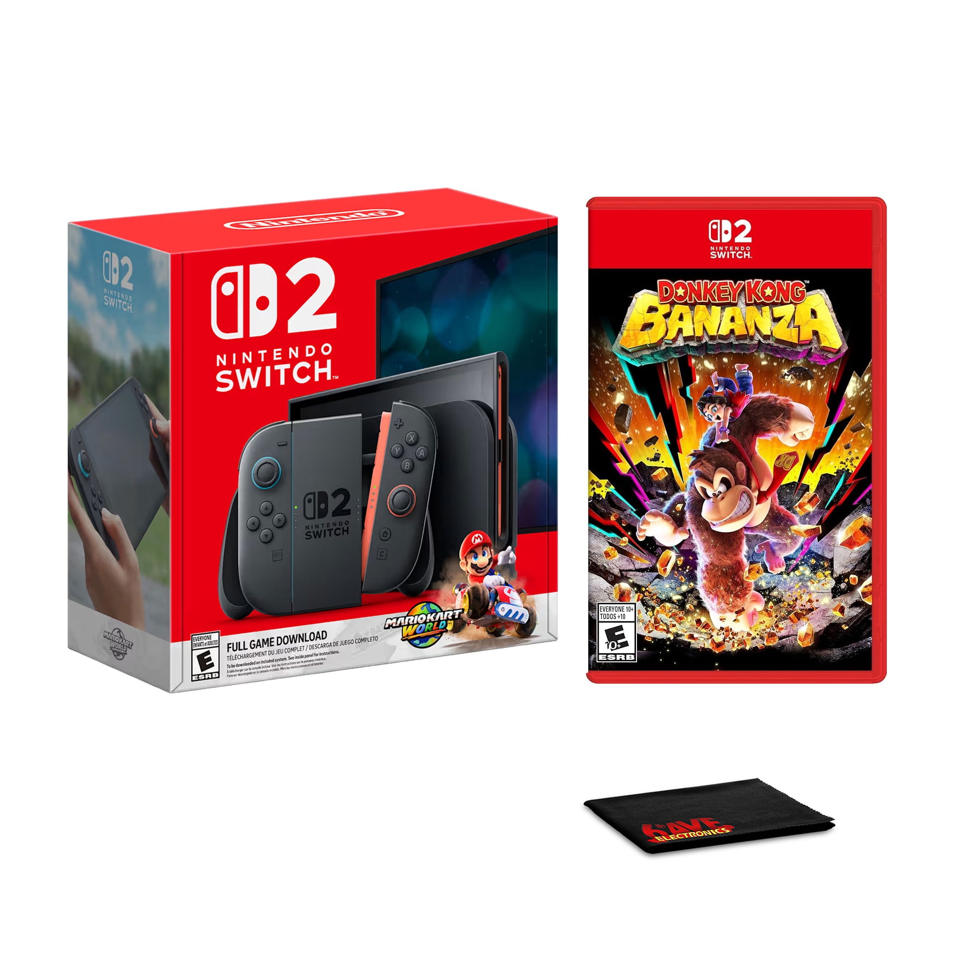 Nintendo Switch 2 System + Mario World Bundle (International