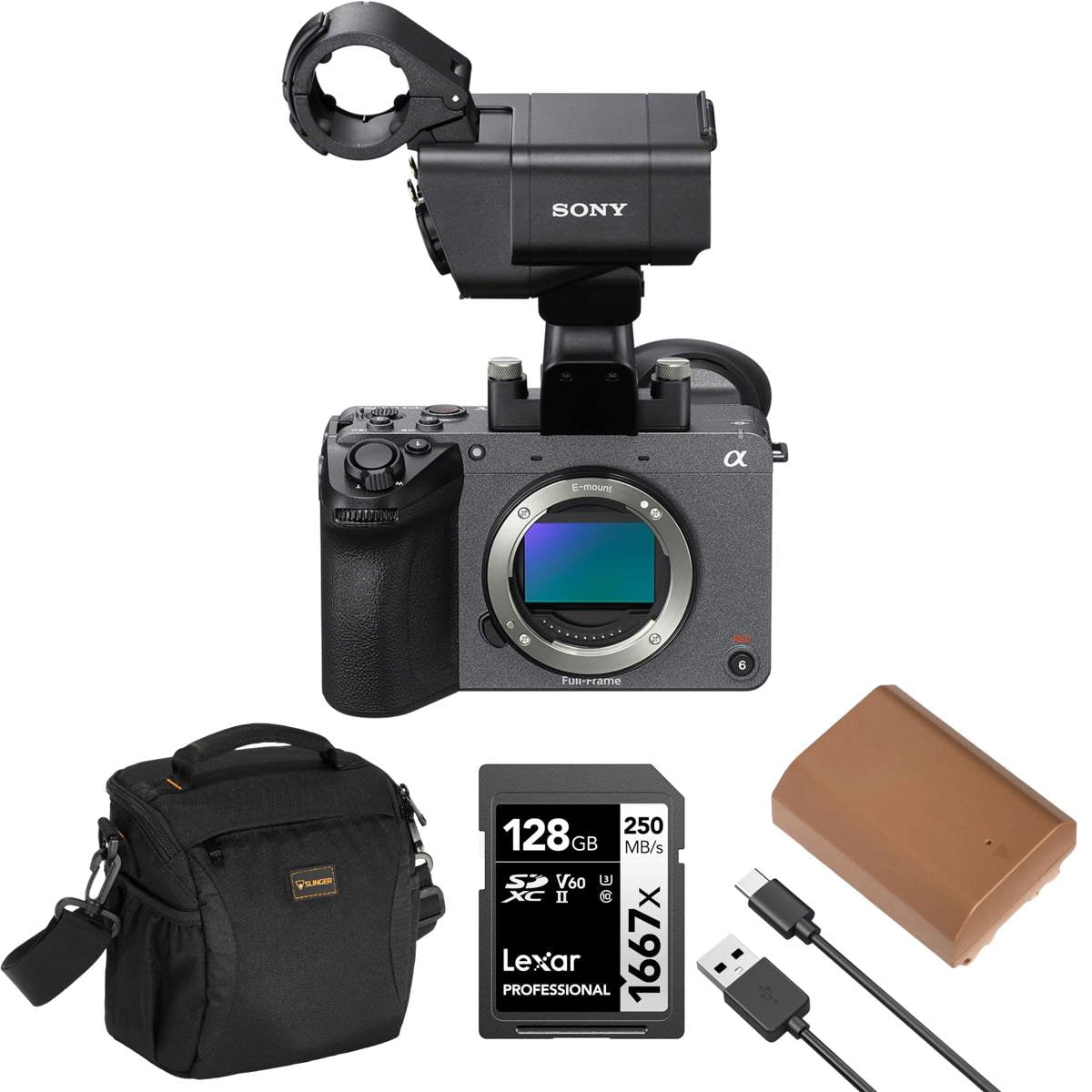 Sony XDCAM PXW-Z190 4K Video Camera Camcorder - 60fps, 25x Zoom