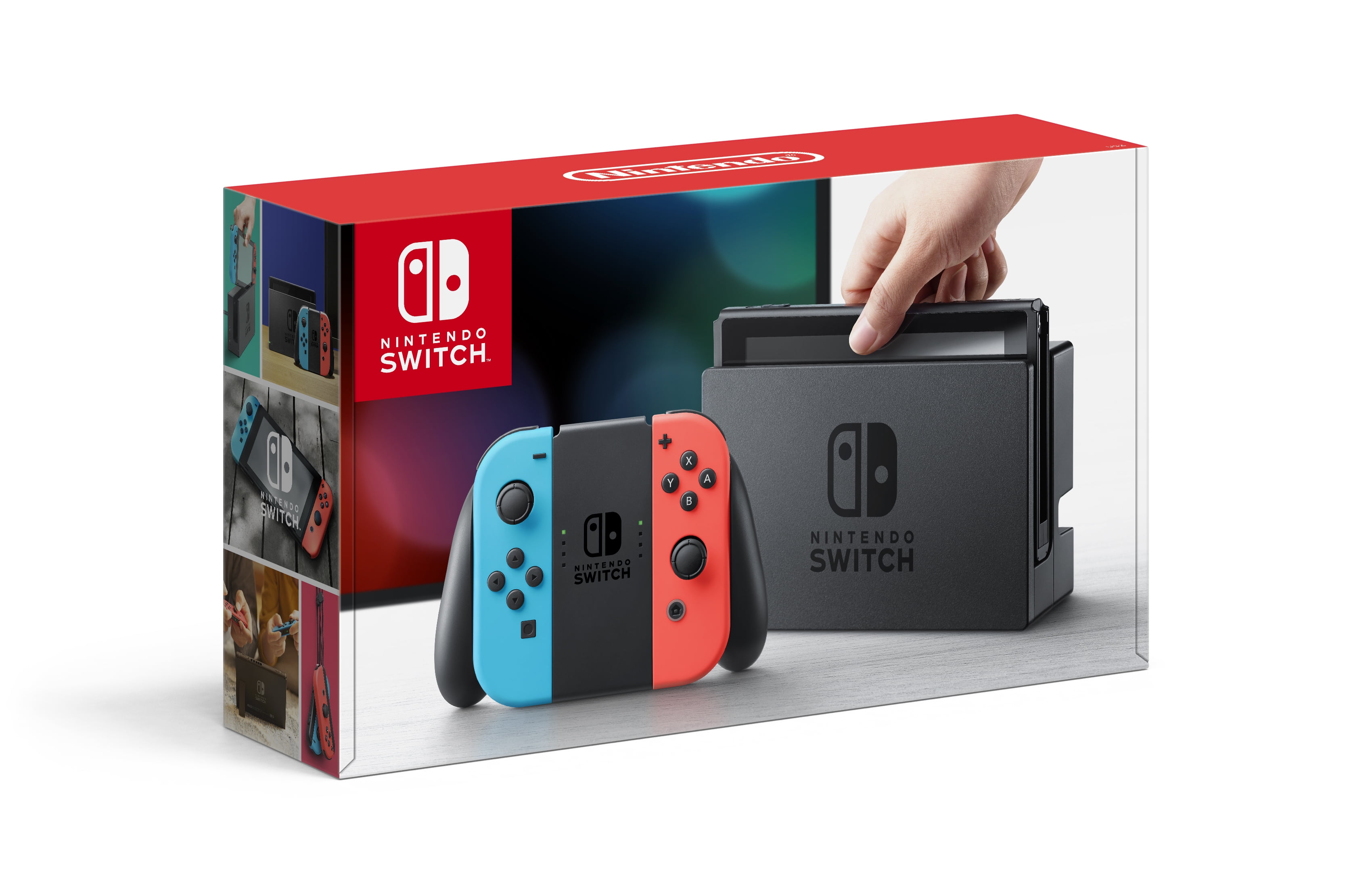 Nintendo Switch Console with Neon Blue and Red Joy-Con, 32GB