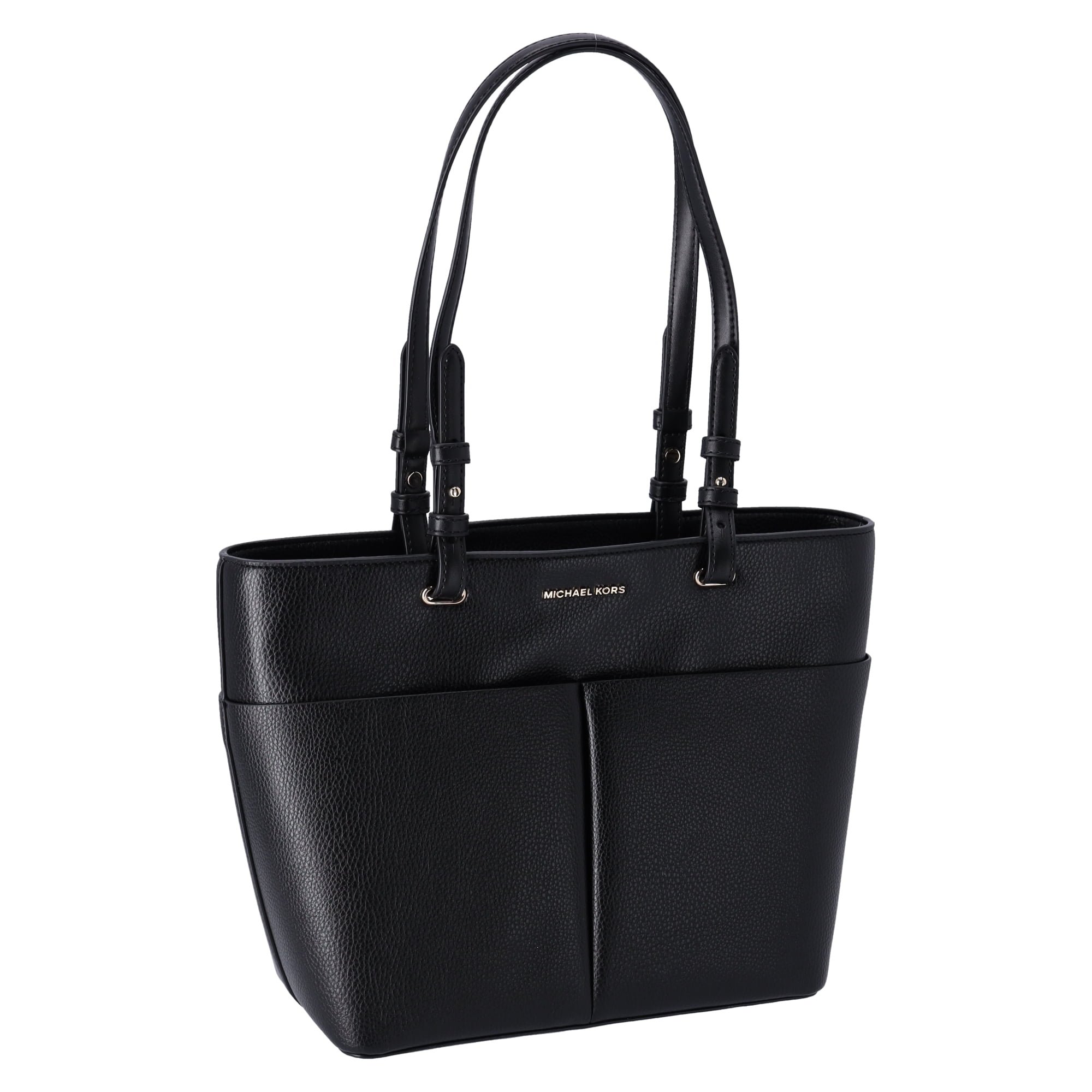 MICHAEL Kors Bedford Tote, Top Zip, Black Leather, 30F2GBFT2L-001