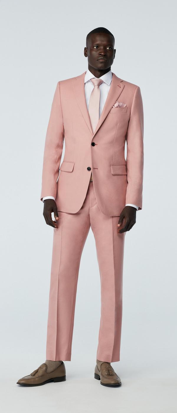 Custom Suits Made For You - Monza Flannel Rose Suit | INDOCHINO