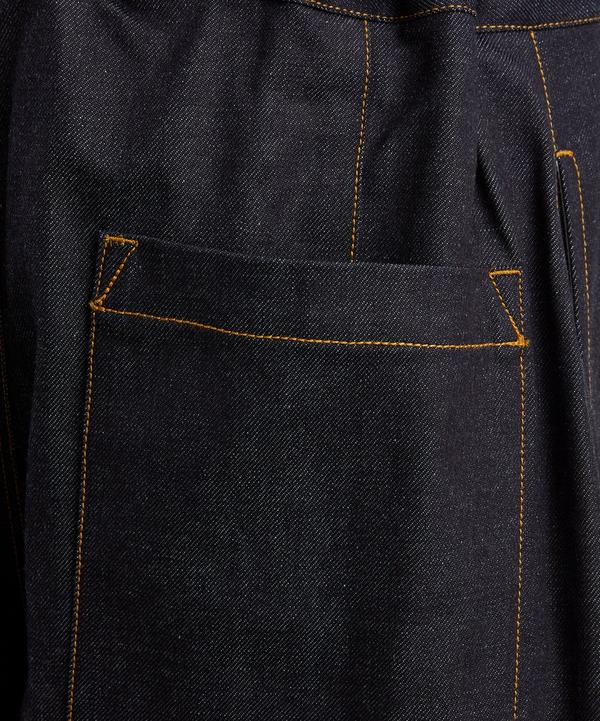 SAGE NATION Box Pleat Denim Trousers | Liberty