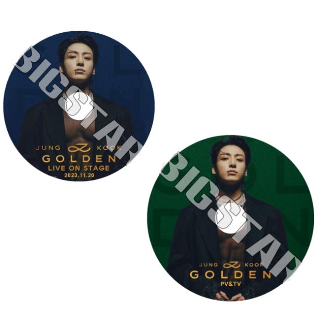 BTS JUNGKOOK KPOP DVD 2SET GOLDEN LIVE ON STAGE/2023 3rd PV/TV