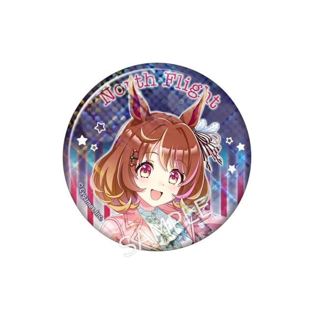 ノースフライト ウマ娘 プリティーダービー ホロキャラバッジ