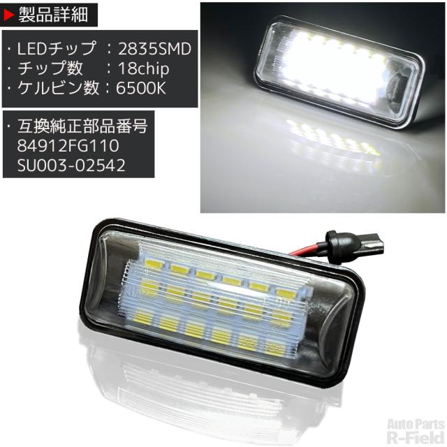 LED LED ナンバー灯 ホワイト 6500K ユニット交換式 アルトラパン