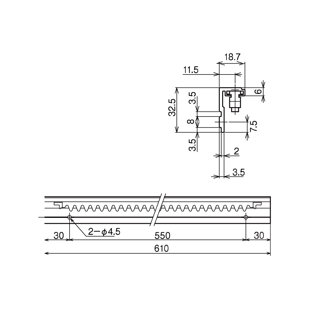 制動ラックセットH｜引戸クローザー部品｜日東工器 – イブニーズ.com