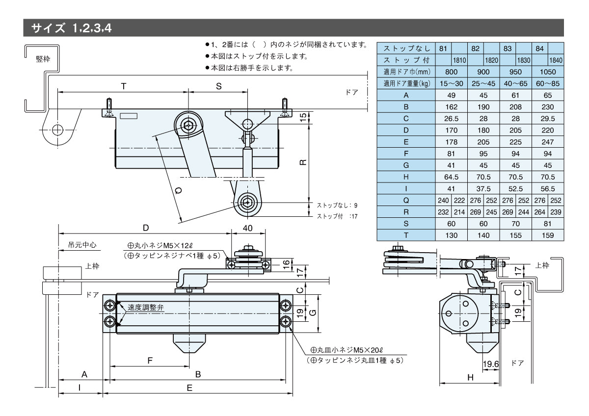 81 ❘ ドアクローザー ❘ リョービ（RYOBI） – イブニーズ.com- 建築
