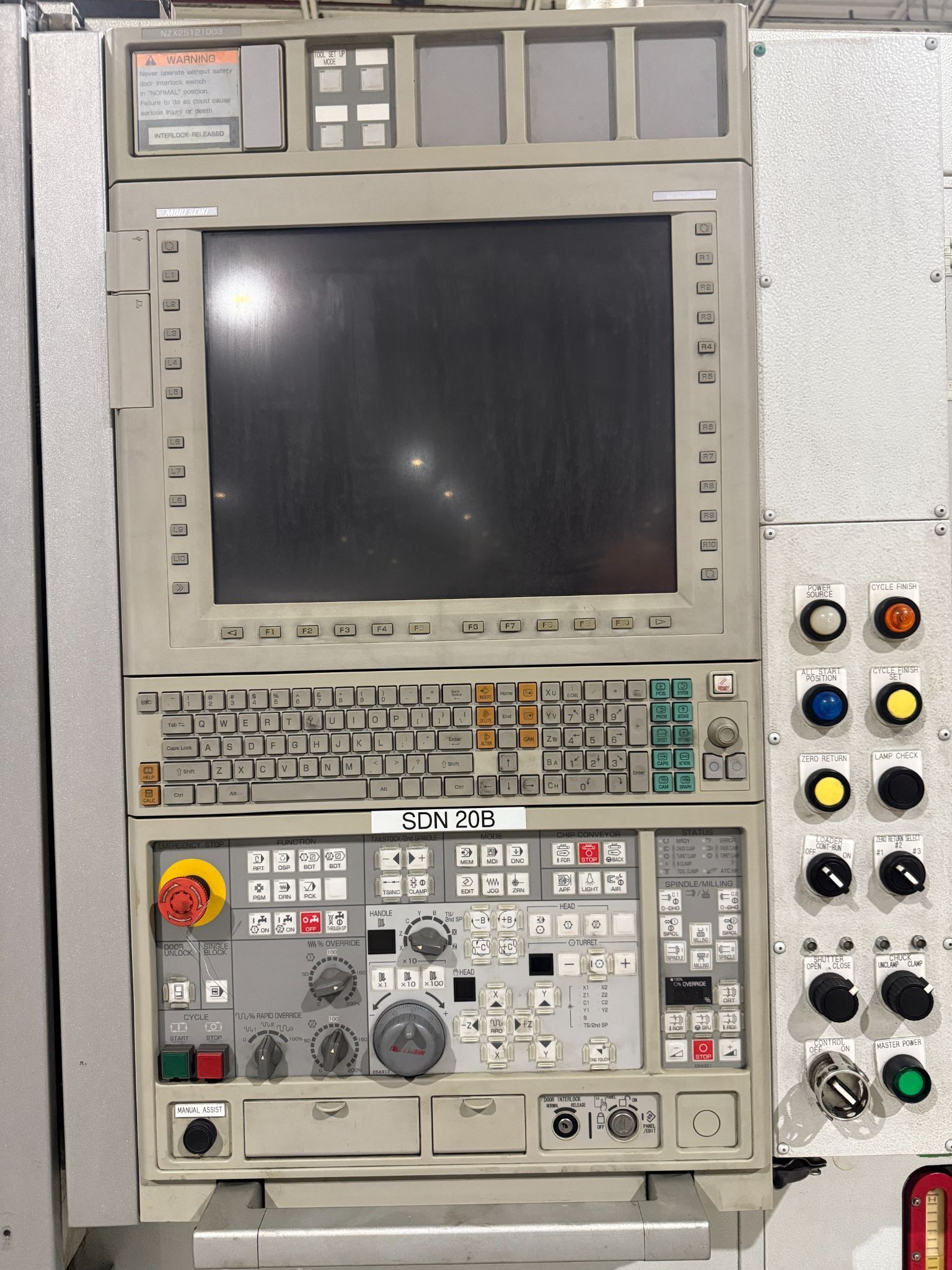 Used 2012 MORI SEIKI NZX2500/600L Twin Turret CNC Lathe CNC Lathes