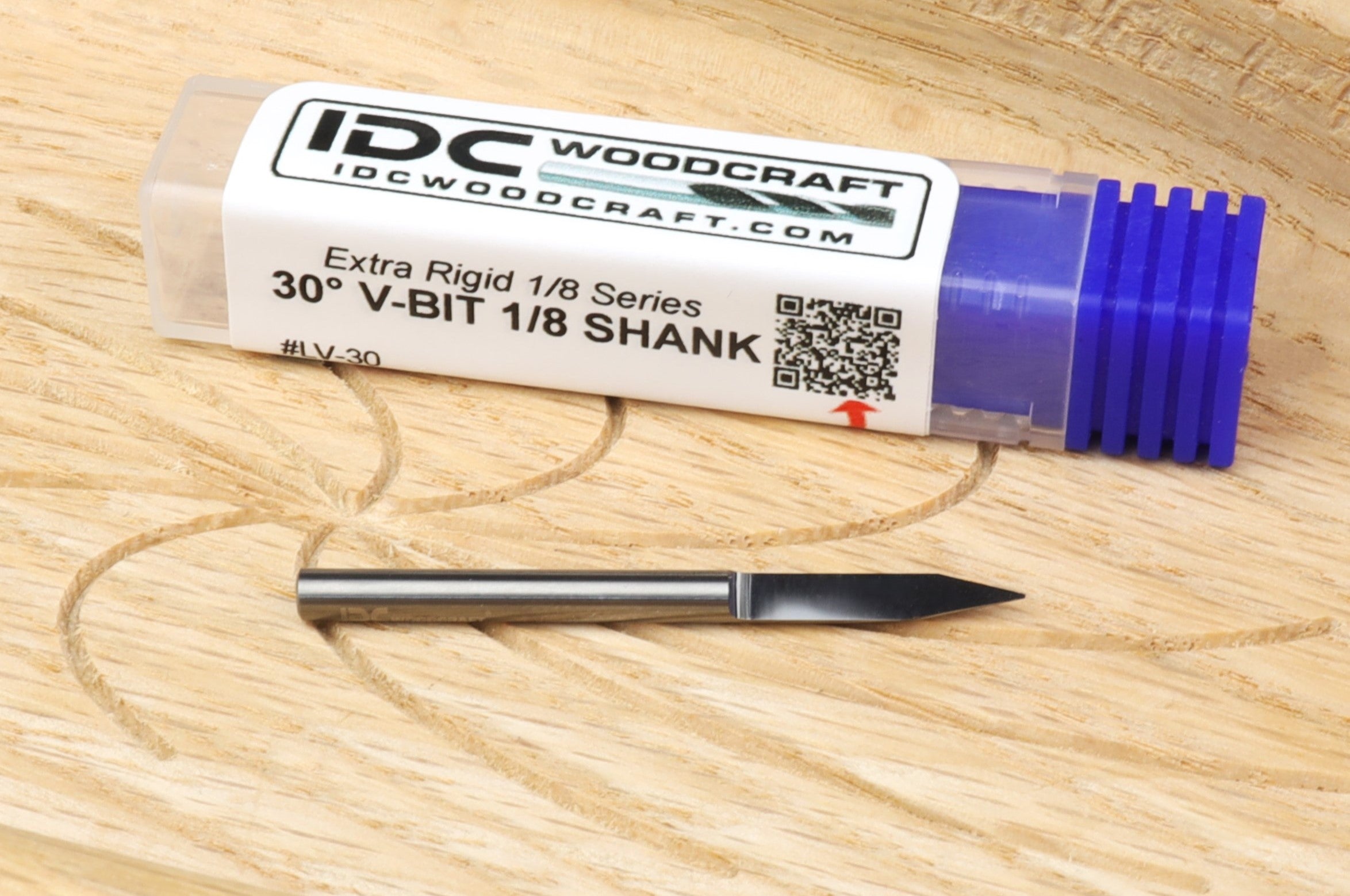 Deluxe 1/8 Shank 30 Degree Engraving V-Bit for CNC Routers – IDC