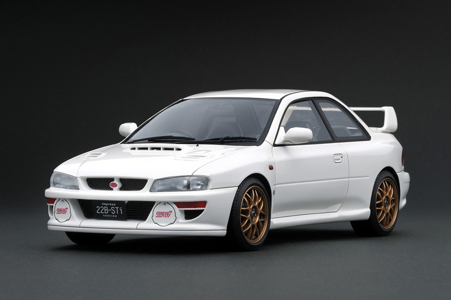 IG1635 1/18 SUBARU Impreza 22B-STi Version (GC8改) White | LINE UP