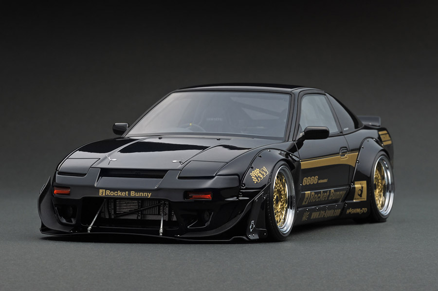IG1113 1/18 Rocket Bunny 180SX Black | LINE UP | [公式] ignition