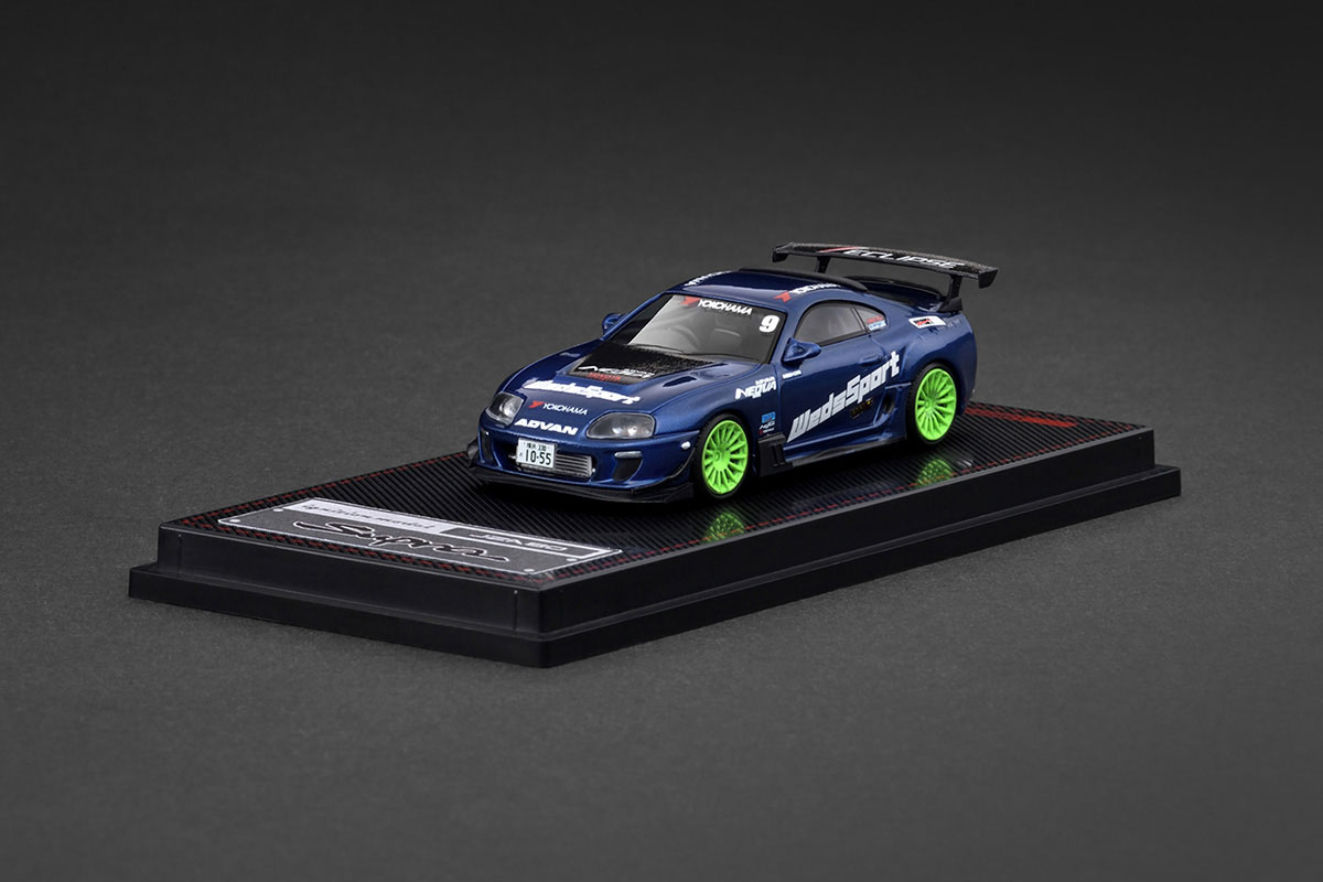 IG3843 1/64 Toyota Supra (JZA80) RZ Blue Metallic | LINE UP