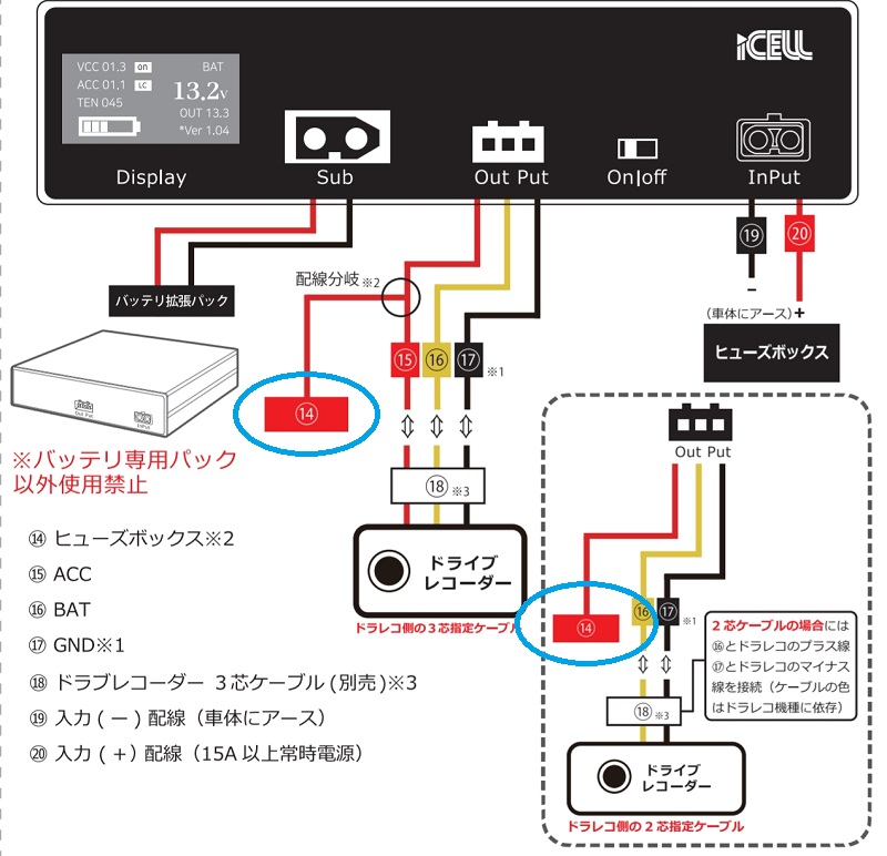 iCELL B6A/B12A よくあるご質問とお問い合わせ | ドライブレコーダー