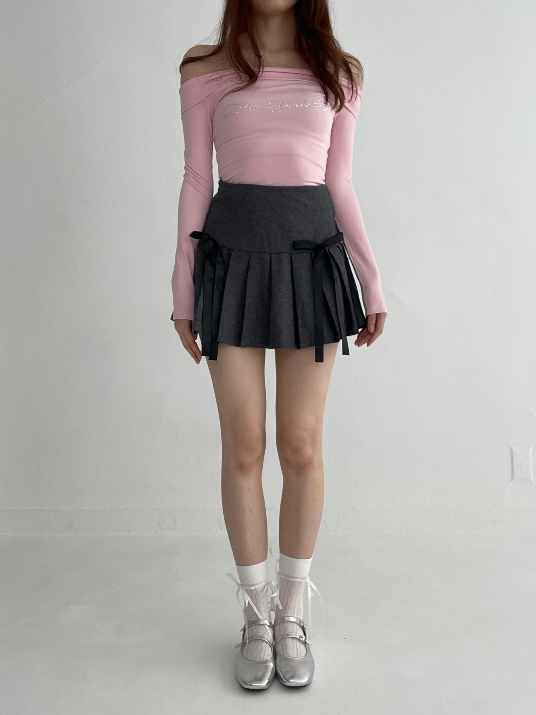 Off-shoulder Bijou Tops・全2色 – iine
