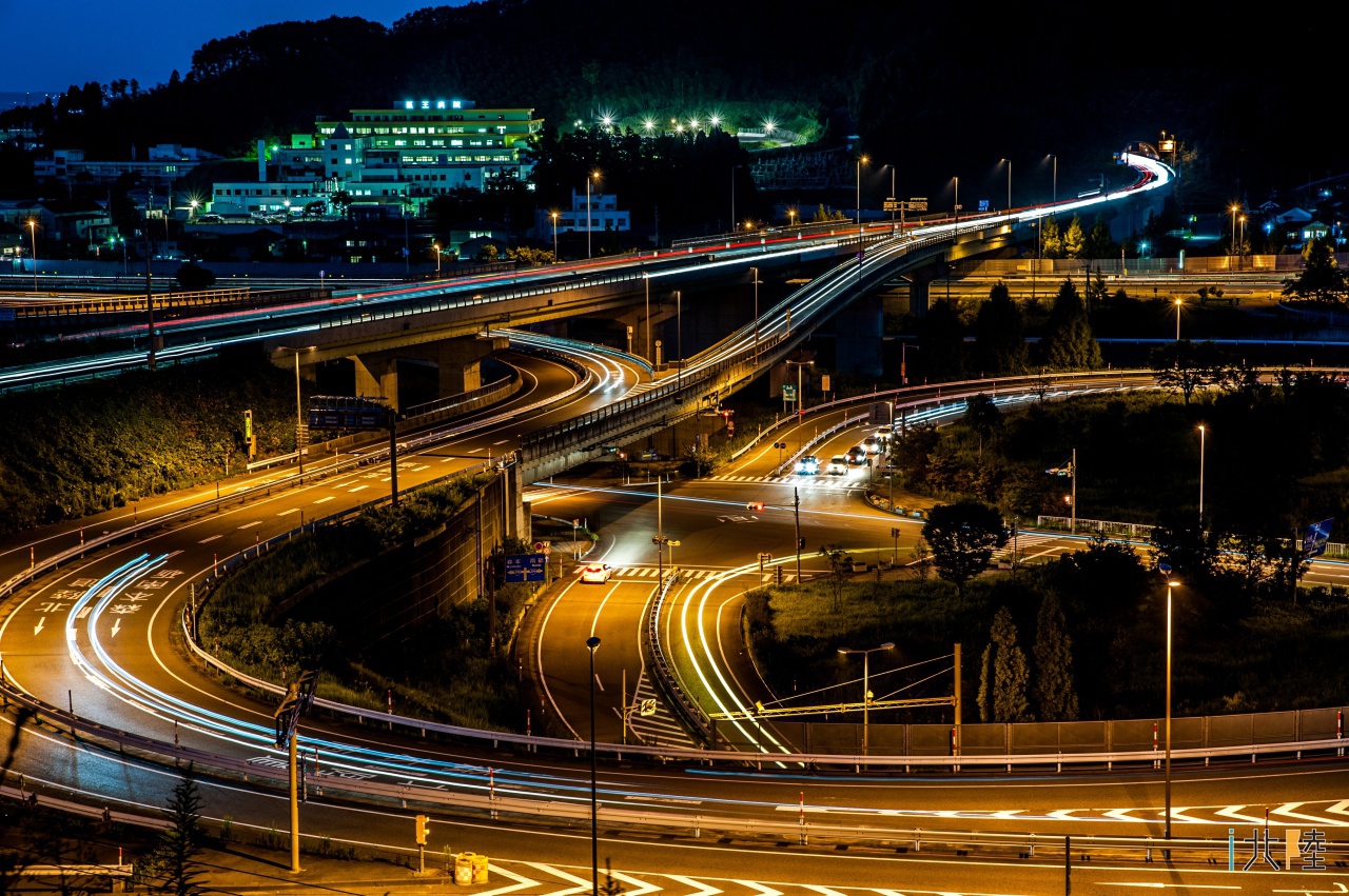 夜景スポット 森本インター展望台