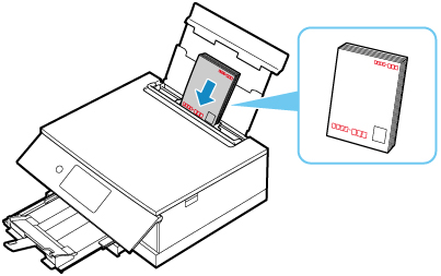 キヤノン：PIXUS マニュアル｜XK60 series｜後トレイに用紙をセットする
