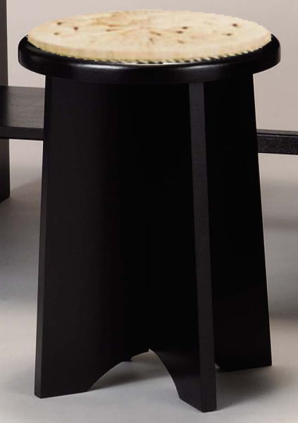 茶器/茶道具 立礼用品 円椅子/座椅子】 立礼用椅子 円座付 裏千家 1客