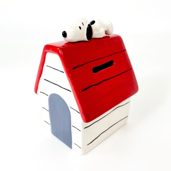 PEANUTS スヌーピー 貯金箱 ハウス スヌーピー バンク レッド グッズ