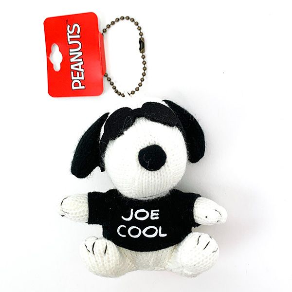 スヌーピー ニットマスコット ジョー・クール ぬいぐるみ キーホルダー