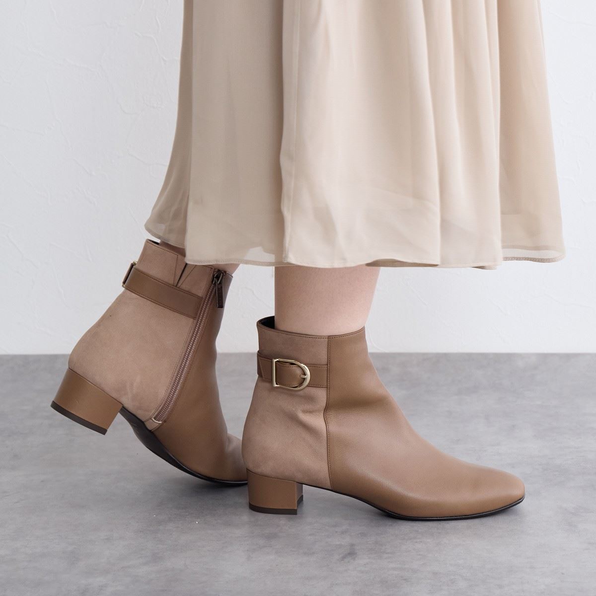SALE】【卑弥呼】サイドバックルショートブーツ/641407 | HIMIKO
