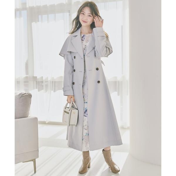ケープ風ベルト付きコート | ウィルセレクション(WILLSELLECTION