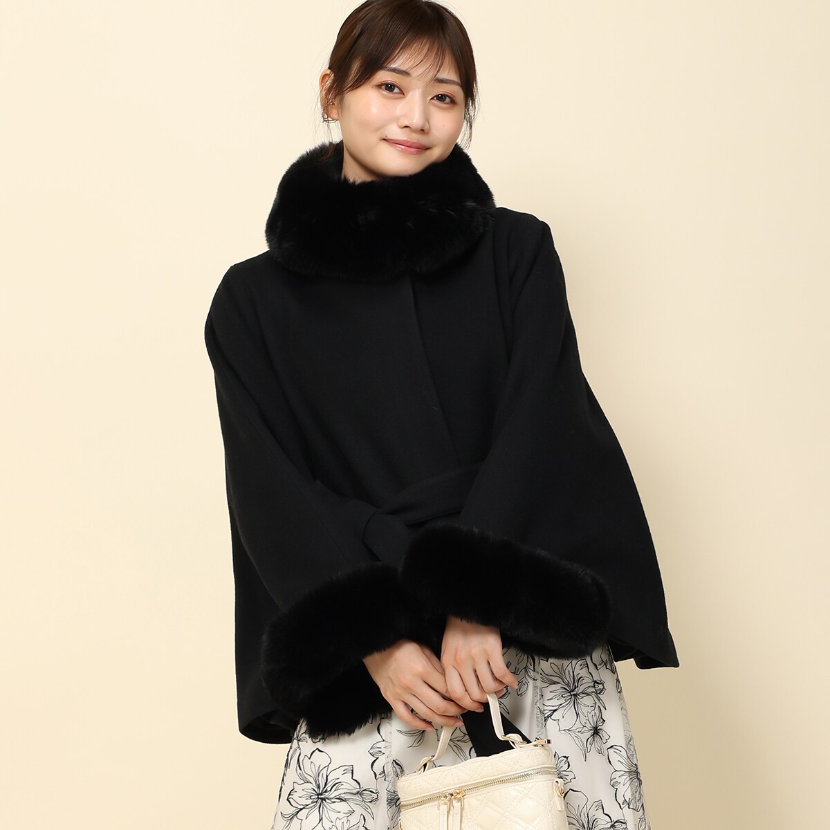 エコファーポンチョコート/MM348604 | ミッシュマッシュ(MISCH MASCH