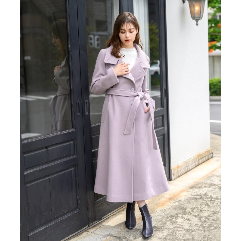 冬の定番マストアイテム！！スタンドカラードレスコート/MM448605