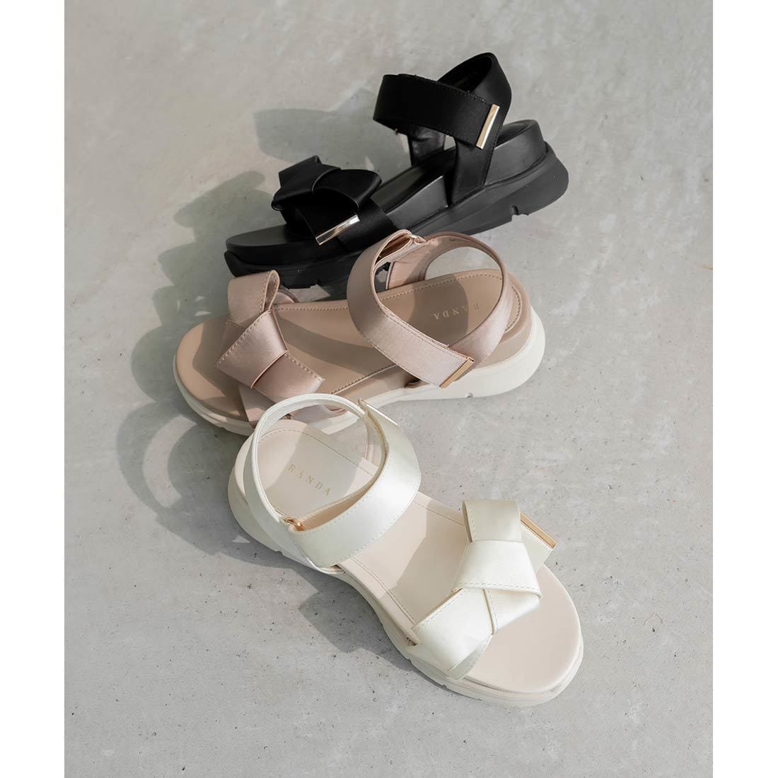 22.5-25.5】リボンスポーツサンダル | ランダ(RANDA) | マルイウェブ