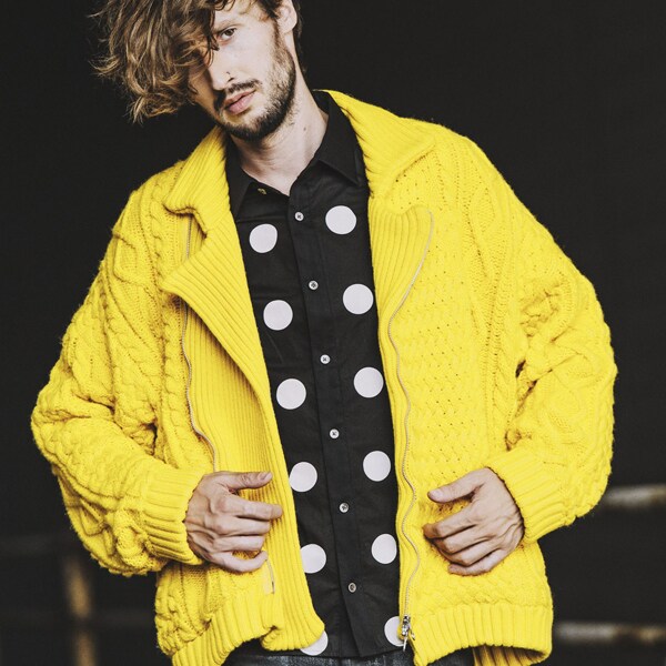 ニットダブルライダースJKT | ノーアイディー(NO ID.) | マルイウェブ