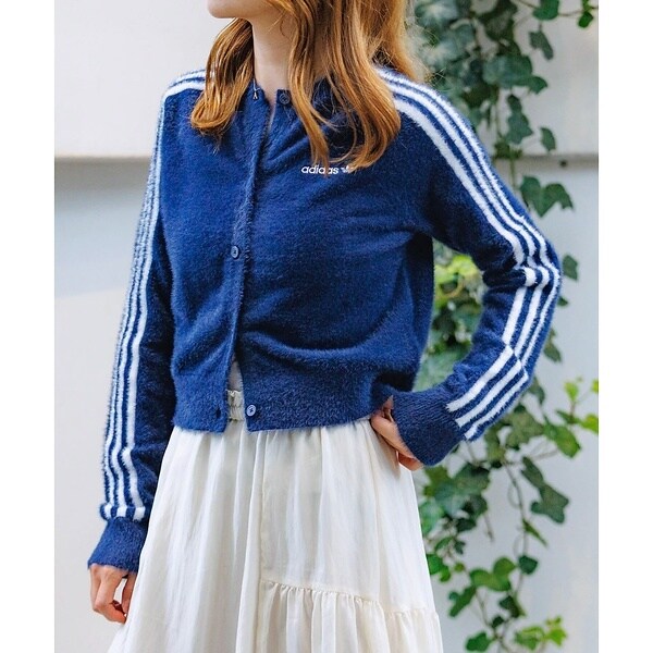 adidas / アディダス】ふんわりカーディガン/FLUFFY CARDIG | ルージュ