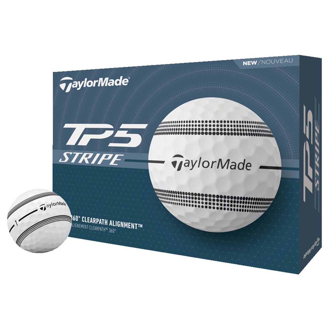 TaylorMade 2024 TP5 Stripe Golf Balls | TGW