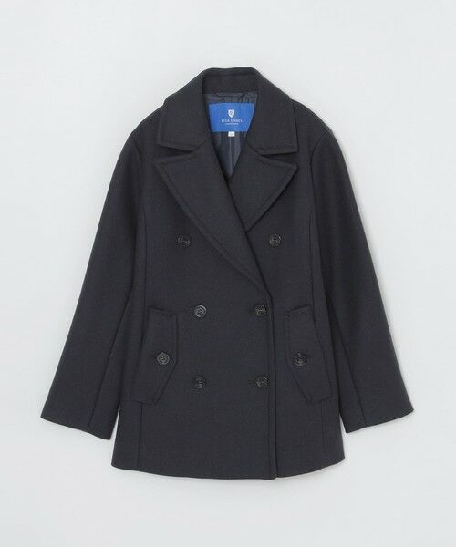 セール】 ツイルメルトンピーコート （その他アウター）｜BLUE LABEL