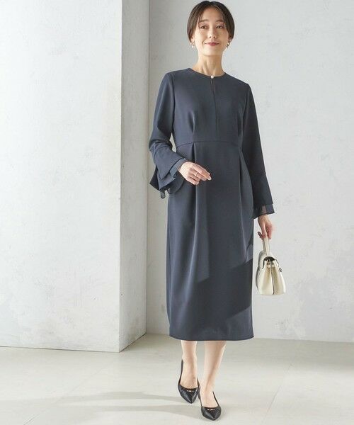 セール】 重ね着 デザイン ダブル クロス ワンピース（セレモニー対応