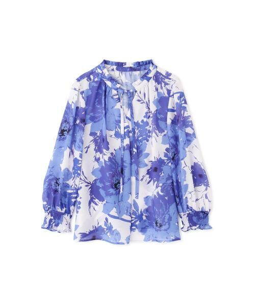 ◇グラデーションフラワープリントブラウス （シャツ・ブラウス