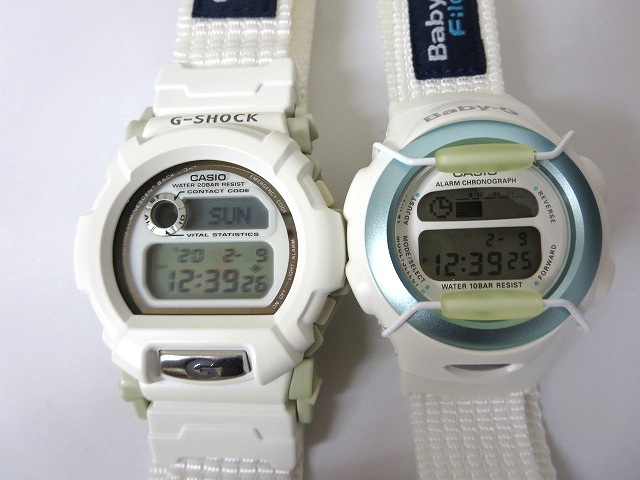 未使用品 カシオ CASIO 電池交換済 G-SHOCK Baby-G ラバコレ 1997年