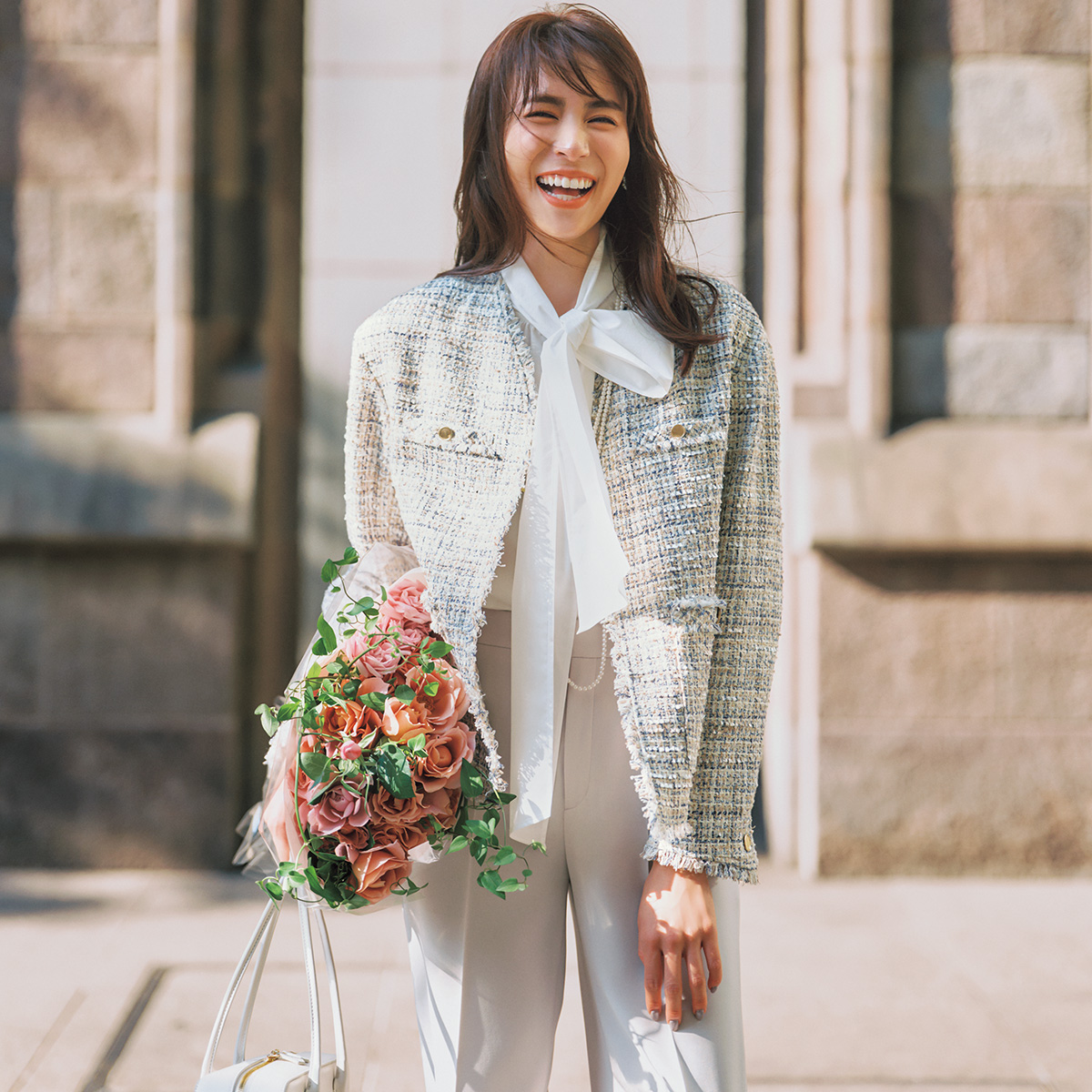 産後体型もスタイルアップ！YOKO CHANの“切り替え”ワンピ3選 | VERY