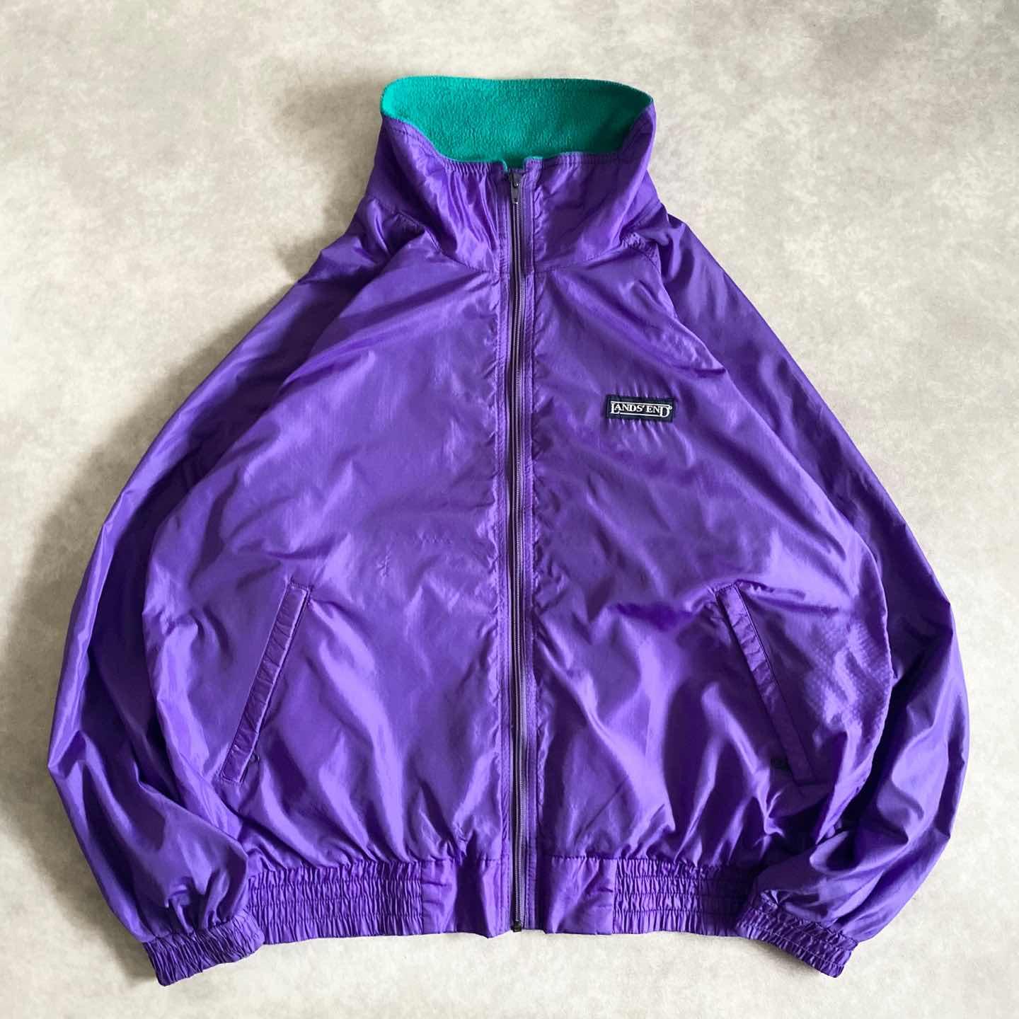 古着通販】90s USA製 LANDS'END スコールジャケット LAND'S ENDの古着