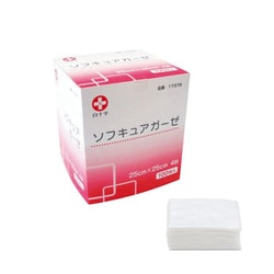 ヨドバシ.com - 白十字 ソフキュアガーゼ 4ツ折 25×25cm 100枚入 一般