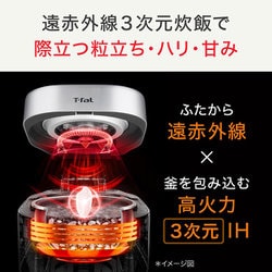 ヨドバシ.com - ティファール T-fal 遠赤外線高火力3DIH炊飯器 ザ