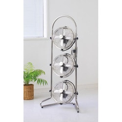 ヨドバシ.com - ドウシシャ DOSHISHA 3連タワー型メタルBOX扇風機