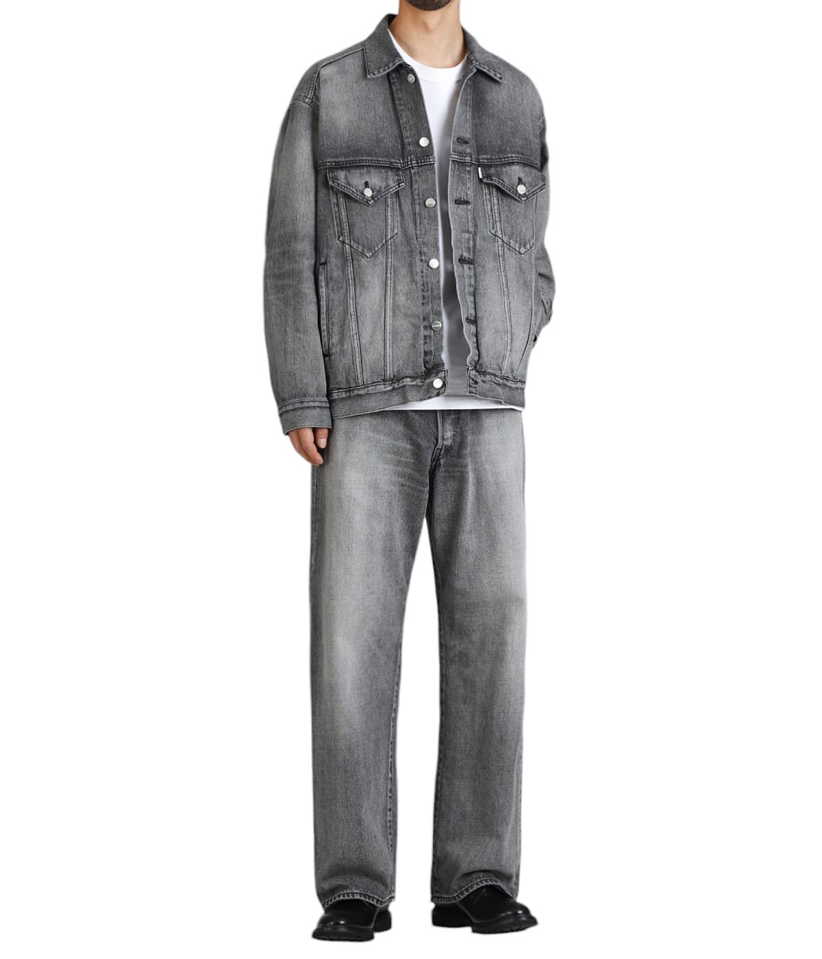 Selvage Denim Five Pocket Wide Straight Pants | Graphpaper(グラフ