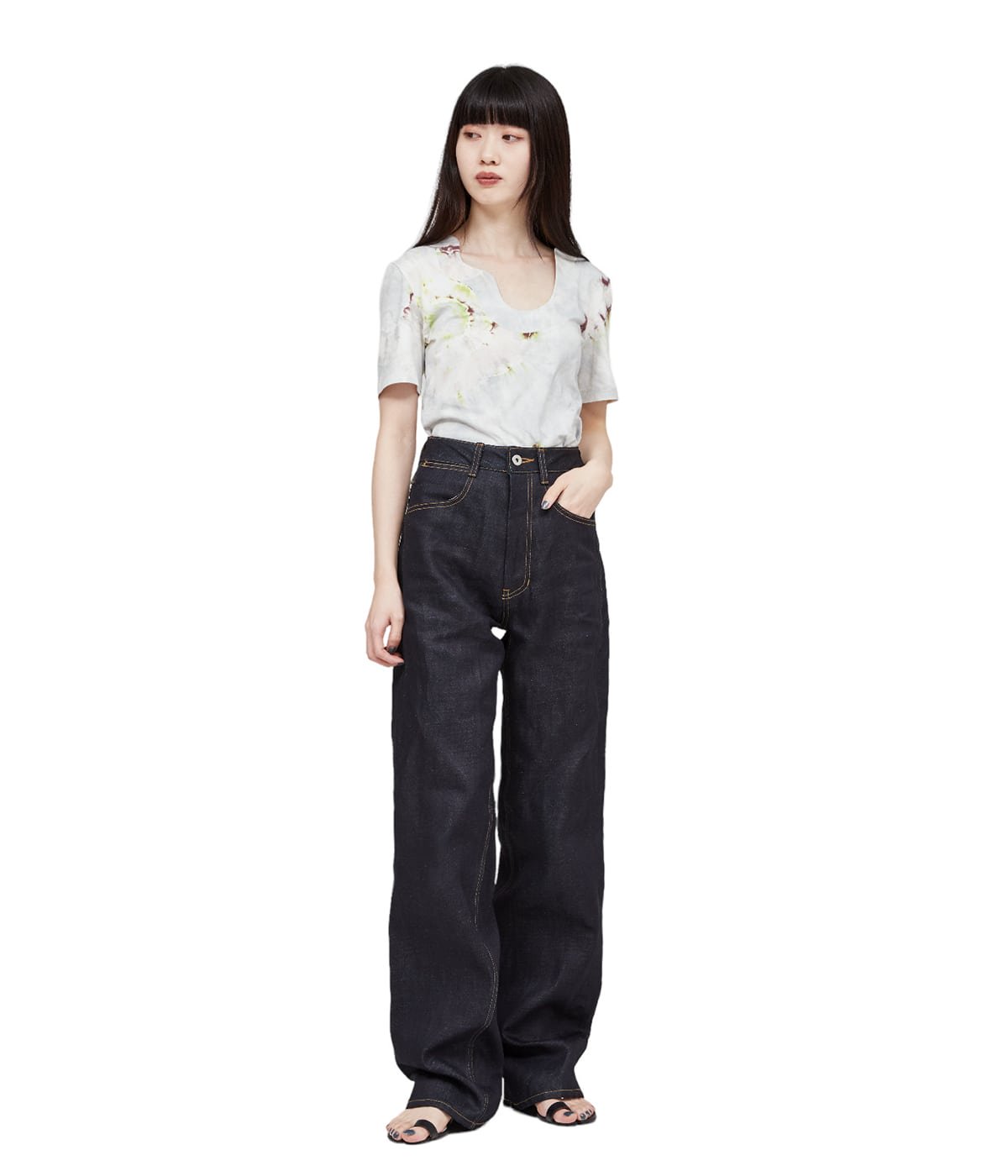 レディース】RIGID DENIM JEANS | KANAKO SAKAI(カナコ サカイ