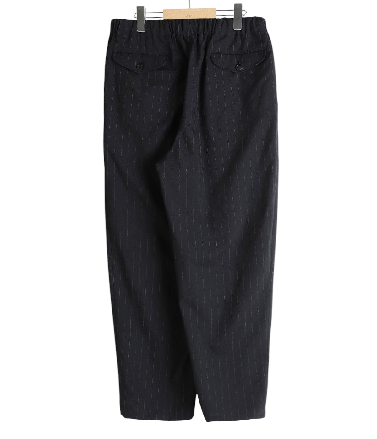 COCOON WIDE EASY PANTS - 2/72 washer wool tropical - | marka