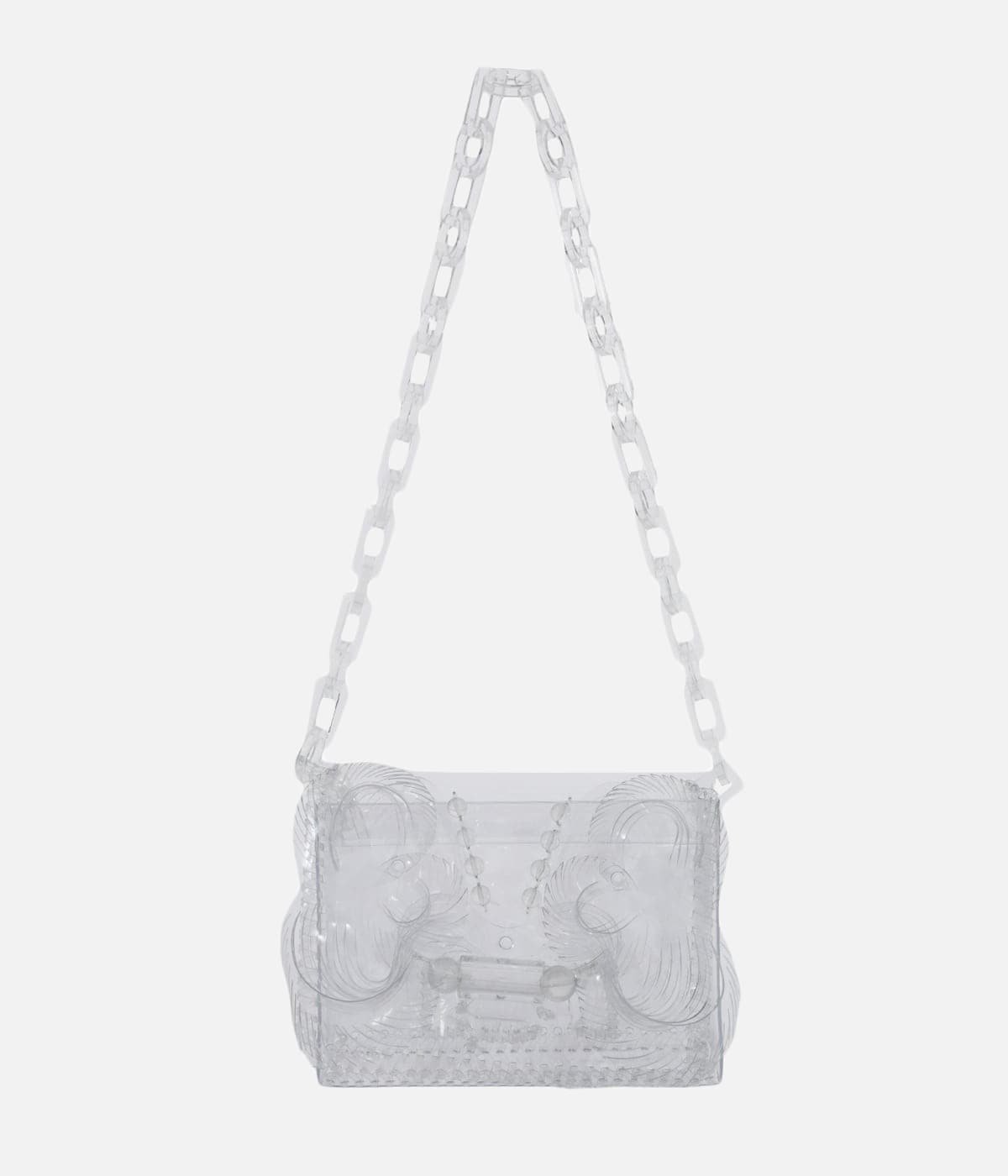 レディース】Transparent Sculptural Mini Chain Bag | Mame