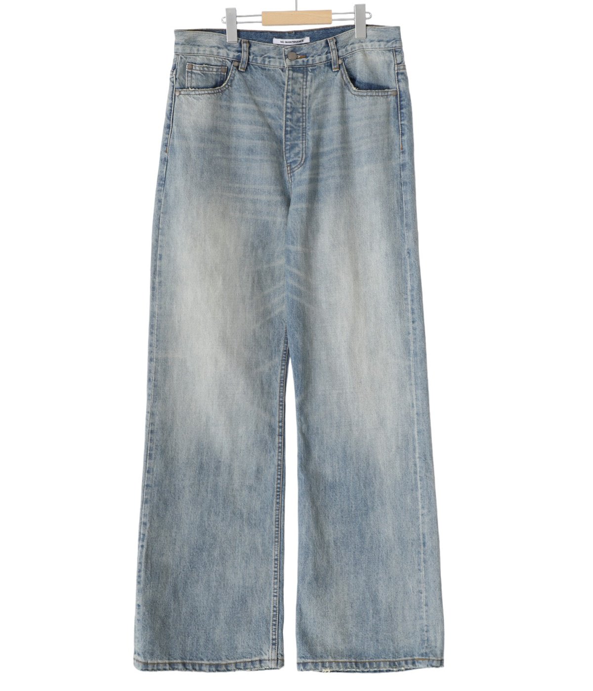 Light-Wash Japanese Baggy Denim | NO MAINTENANCE(ノーメンテナンス
